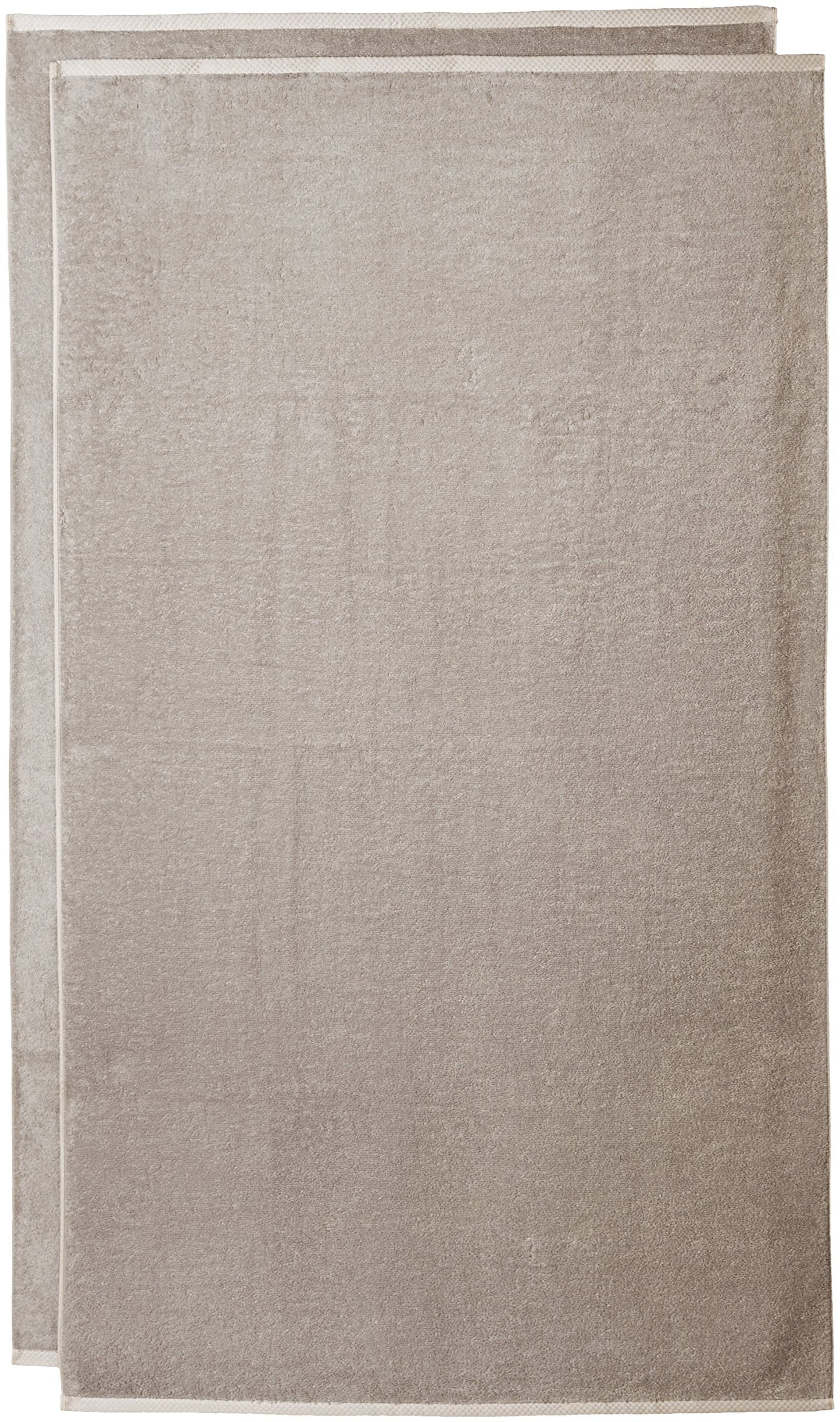 Basics 100% Cotton Quick-Dry Bath Towel, 2-Pack, Platinum, 54" x 30"